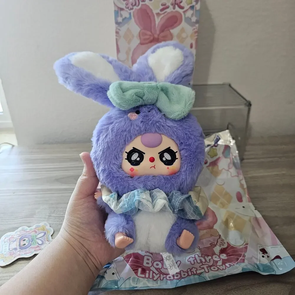 Baby Three Lily Rabbit Town V2 Purple Bunny Special Crying Eyes OPENED CONFIMED